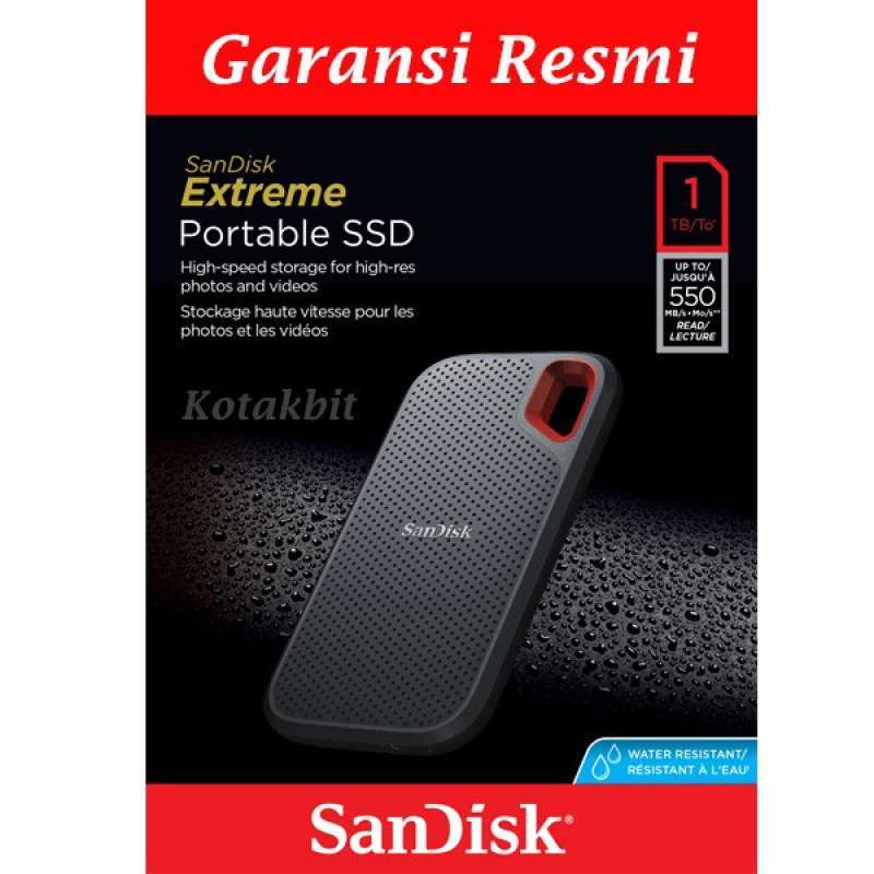SANDISK HARDDISK SSD EKSTERNAL TERRA EXTREME PORTABLE