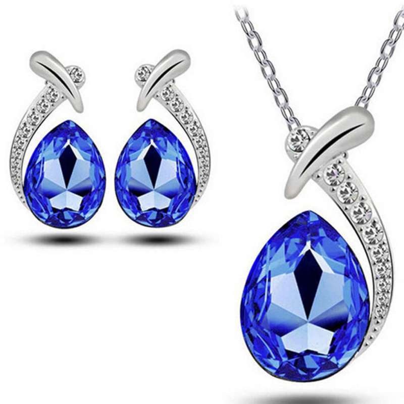 Promo 3xCrystal Rhinestone Water Drop 