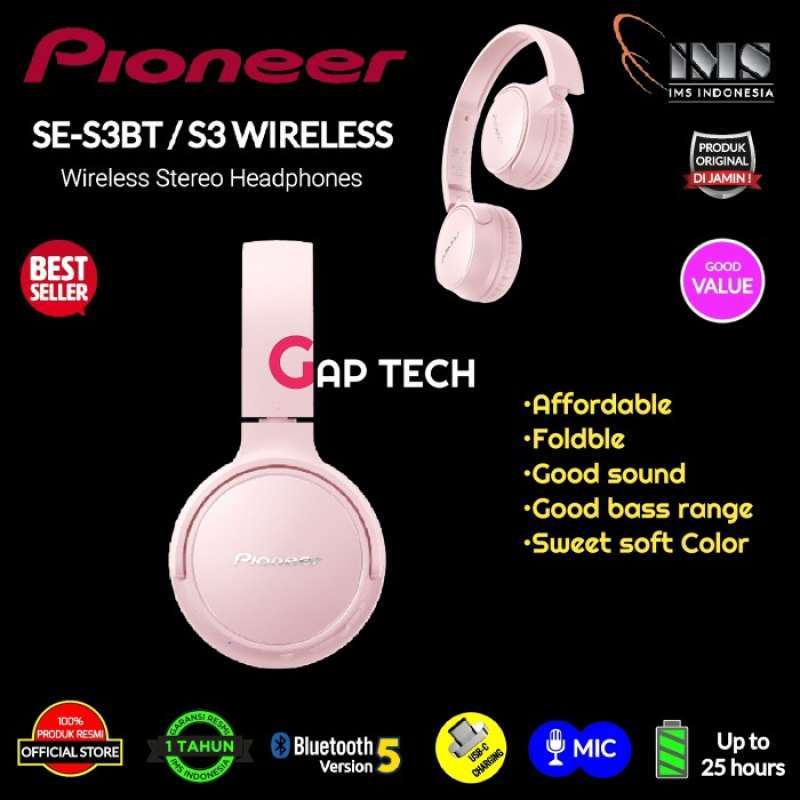 Jual Pioneer S3 Wireless / SE-S3BT / SE 