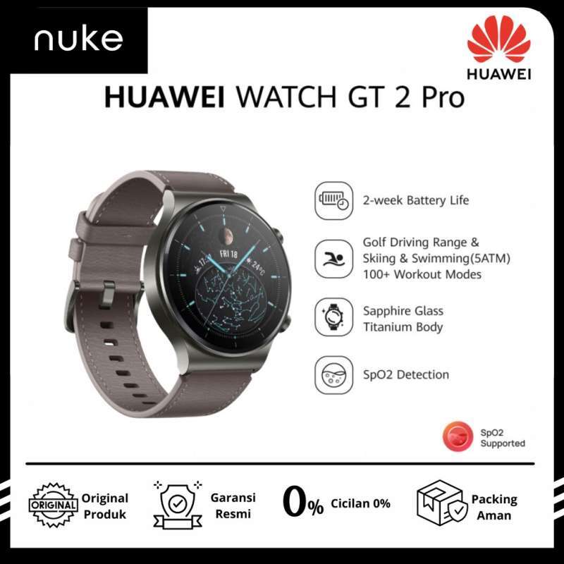 Jual HUAWEI WATCH GT2 Pro Smart Watch Nebula Grey di Seller Nuke Gadget  Mangkubumen, Kota Surakarta (Solo) Blibli