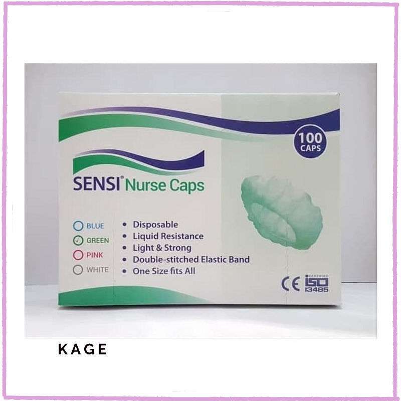 Nurse Cap Sensi Penutup Kepala Hair Cap 