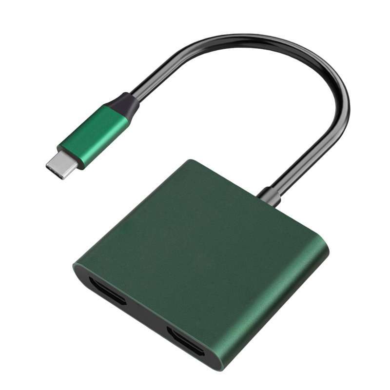 USB Type C to Dual HDMI Adapter 4K 30Hz 