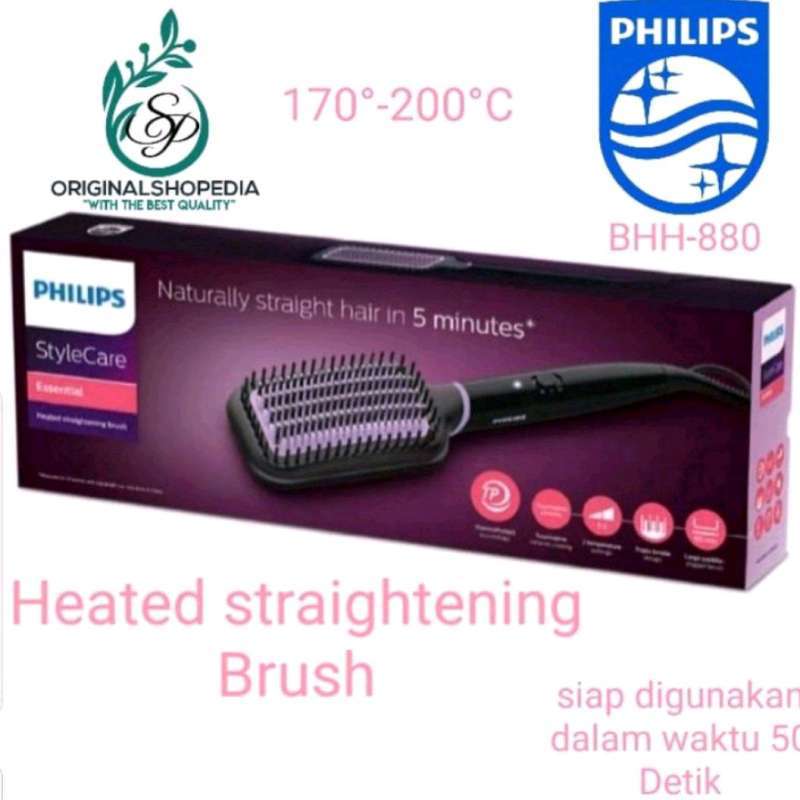 Philips Hair Straightener BHH880 Sisir Pelurus Rambut BHH 880