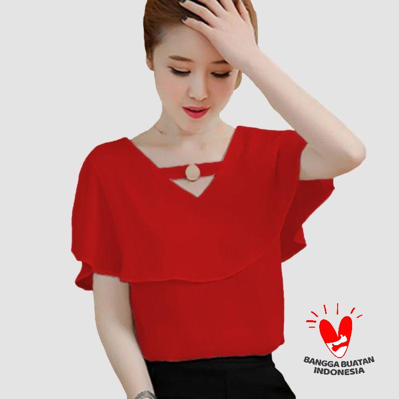 Jual Okechuku Aruem Gaya Korea Blouse Wanita Online Mei 2020