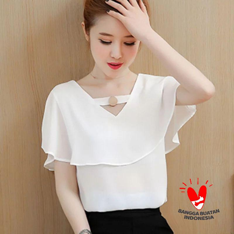 Jual Okechuku Aruem Gaya Korea Blouse Wanita Online Mei 2020