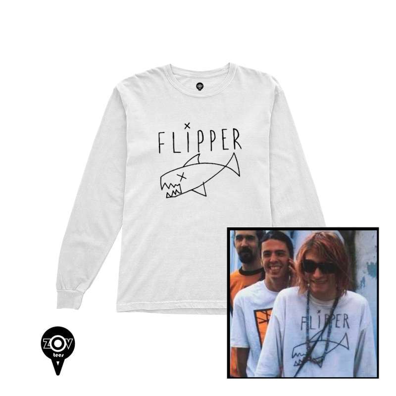 Jual Kaos Kurt Cobain Nirvana Flipper Lengan Panjang Zov Tees Di Seller Zov Shop Rawasari Kota Jakarta Pusat Blibli