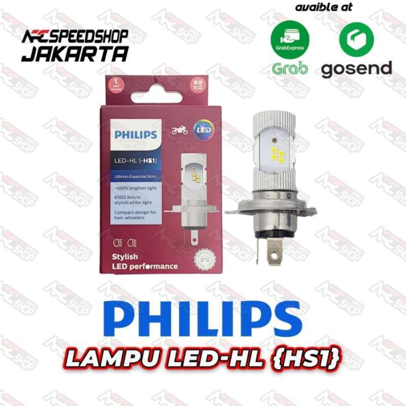 Promo Free Ongkir Bohlam Lampu Motor Led Philips Hl Hs1 12V 6W