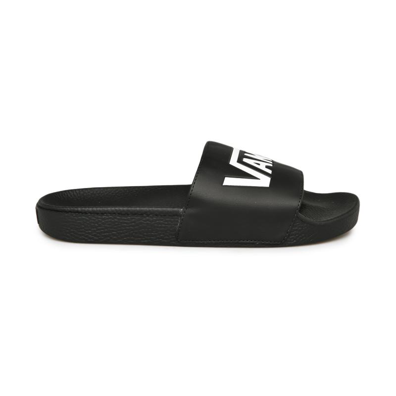 vans black sandals