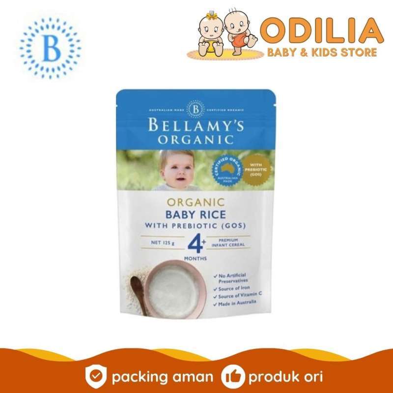 Bellamy's organic baby rice with prebiotic hotsell
