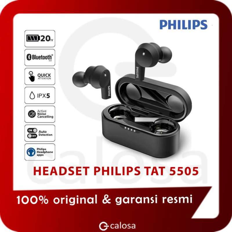 Philips TAT5505BK In ear true wireless headphones TAT 5505 TAT5505
