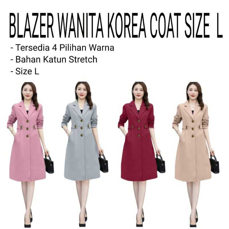 Long blazer discount korea