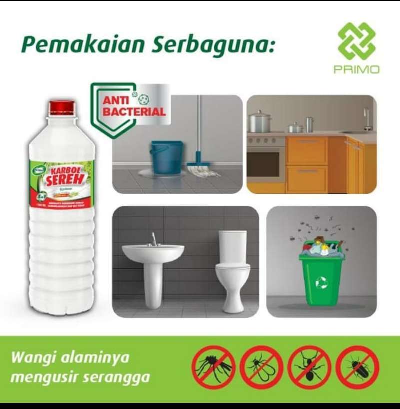 Jual Primo Konsentrat Citronella Asli Pouch Karbol Sereh 700 Ml Murah September 2020 Blibli Com
