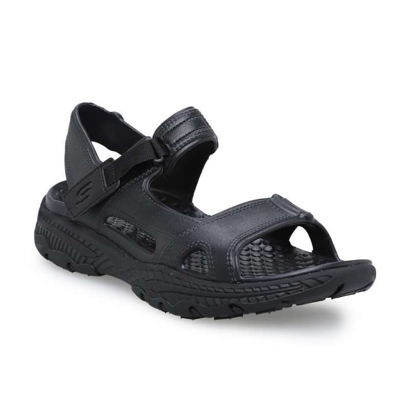 Jual Skechers Creston Slides Sandal Pria SKE243094BBK di Seller