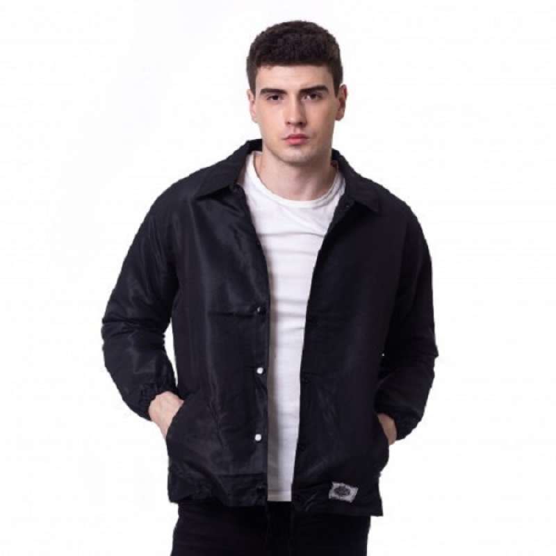 Jual Jaket Hoodie Taslan Coach Pria Cowok Korea Distro Nyaman