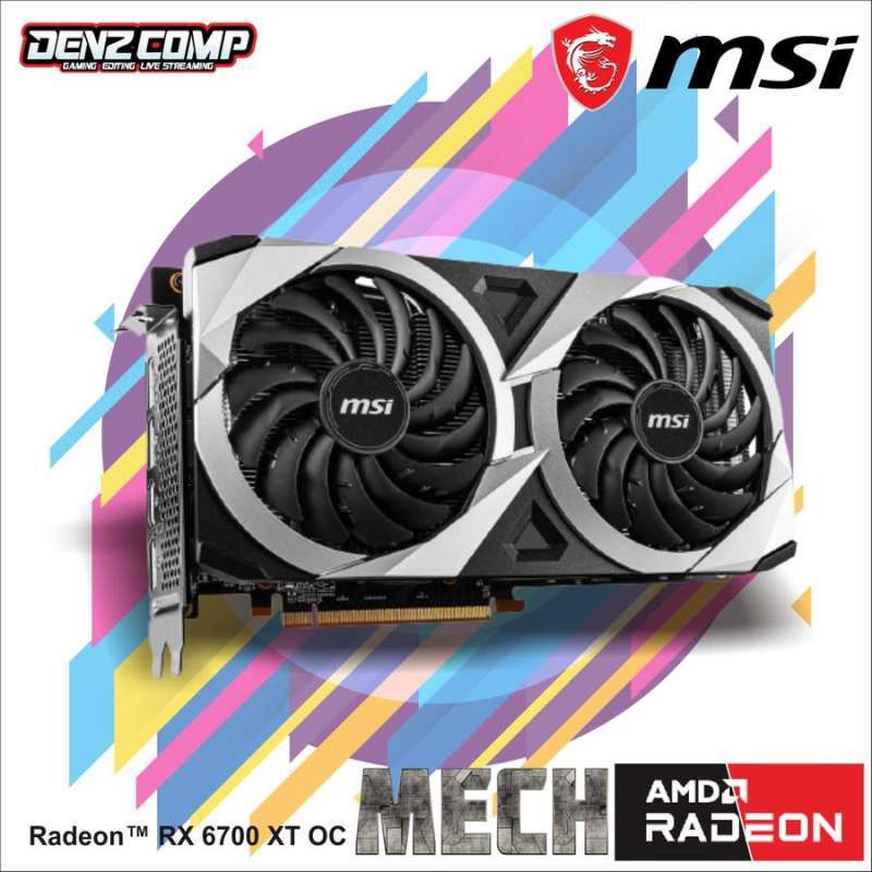 Xt Gaming 6700 Xt Mech 2x Review MSI Mech 2X RX 6700XT Jawa