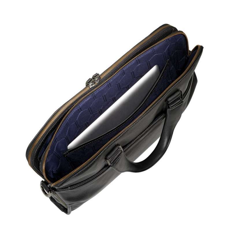 Jual Tumi Harrison Seneca Slim Brief - Black Pebbled Di Seller Ns