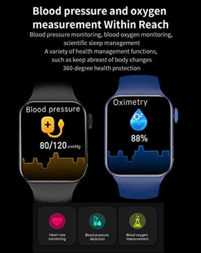 Jual Smart Watch for Android iOS Phones Compatible iPhone Samsung for Women  Men Kids, HCHLQL 1.75'' Touchscreen Fitness Tracker Sports Smartwatch with  Cal di Seller mimasell - South Korea | Blibli