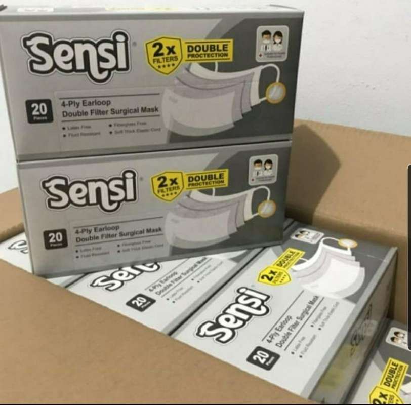 Jual Masker Sensi Earloop 4 Ply Online Desember 2020 Blibli