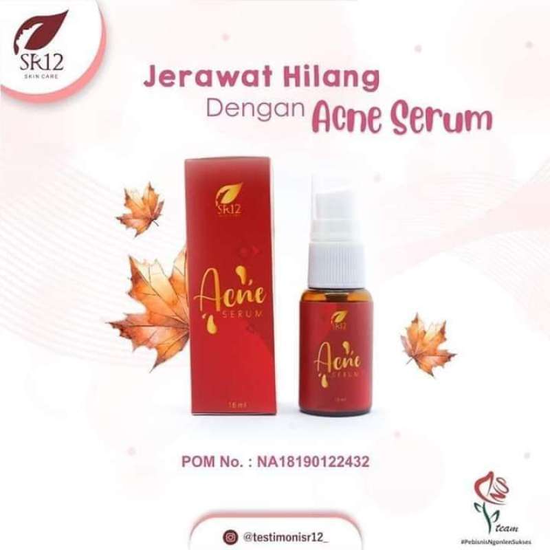 Jual Serum Jerawat Bpom Ampuh Acne Serum Sr12 Obat Penghilang Jerawat Serum Radang Jerawat Online Oktober 2020 Blibli Com