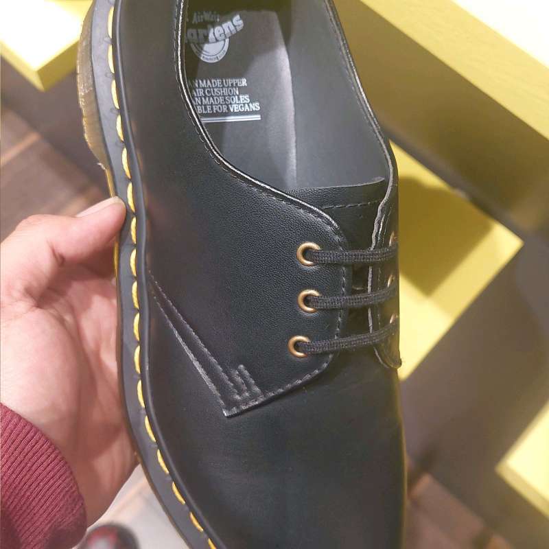 SALE!!! SEPATU DOCMART MARTENS 1461 VEGAN BLACK SIZE 36 46 NEW  ORIGINAL