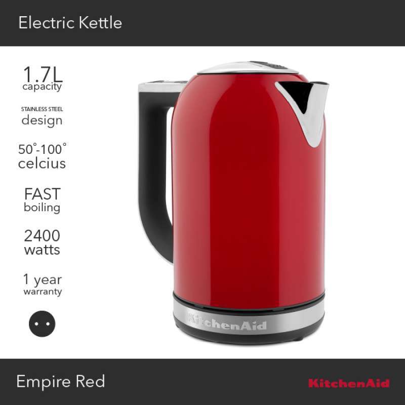 KEK1722ER Kitchenaid 1.7 L Electric Kettle - Empire Red