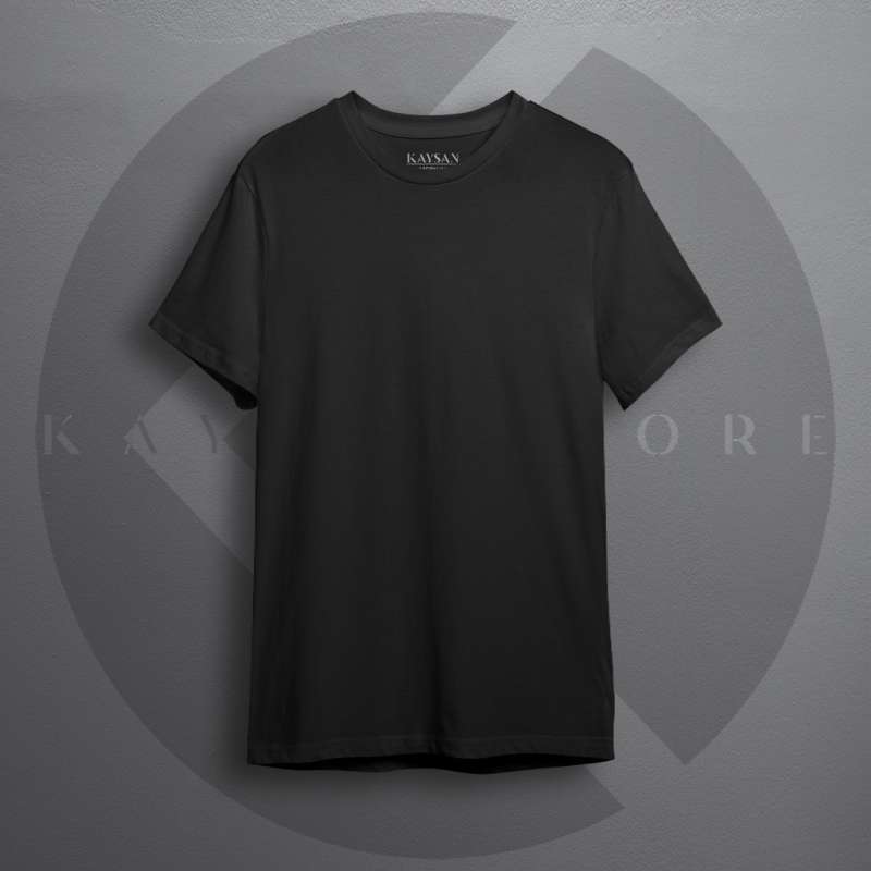 Jual Kaos Polos Pria kaos Polos Tshirt Polos Cotton Combed 30s Hitam L Di Seller Kaysanstor3 Kertamulya Kab. Bandung Barat Blibli