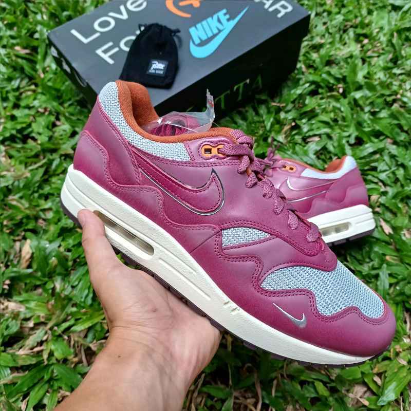 Nike air max merah maroon sale