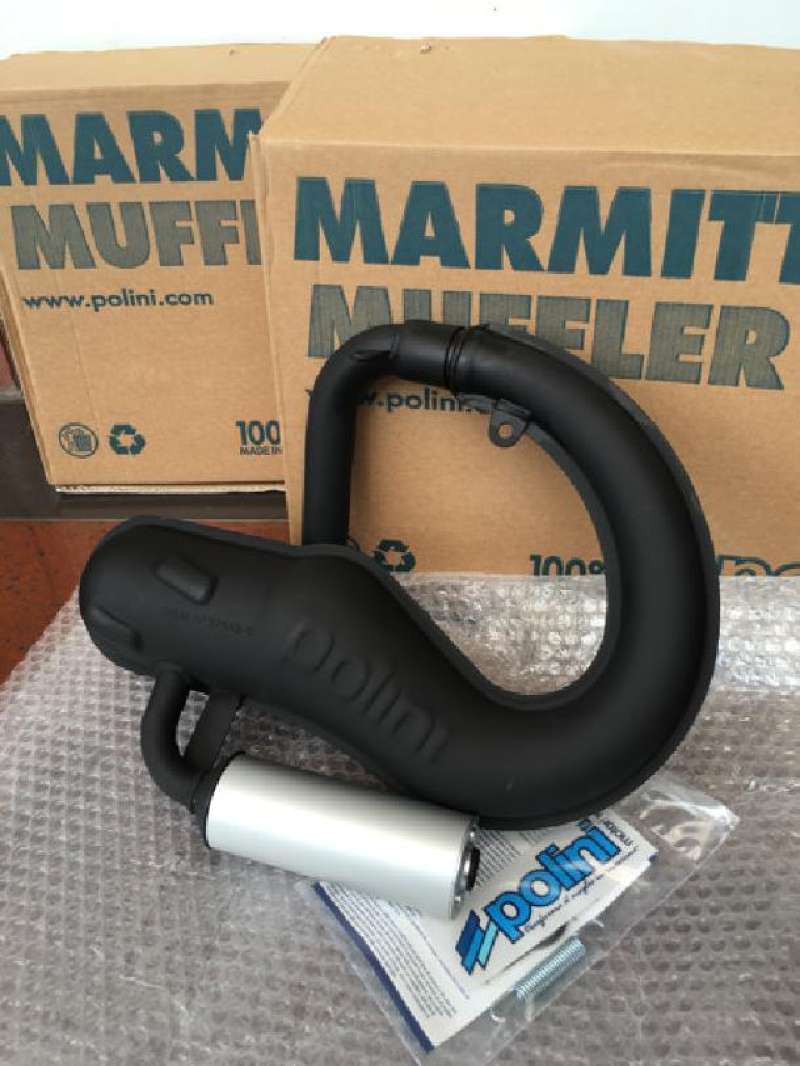 Jual Knalpot Polini Untuk Vespa Pts Dkk,original, Made In Italy Di