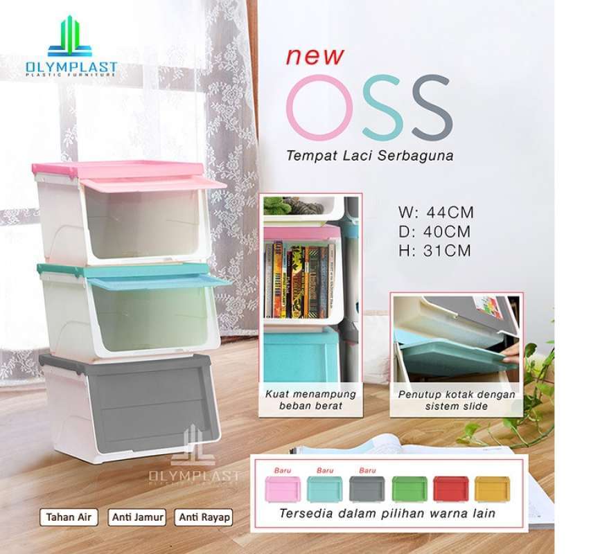 Jual Olymplast Storage Solution Oss Container Box Plastik Kotak Penyimpanan Online Oktober 2020 Blibli Com