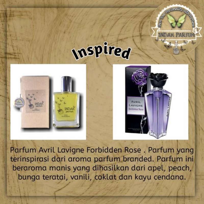 Harga perfume forbidden rose sales original