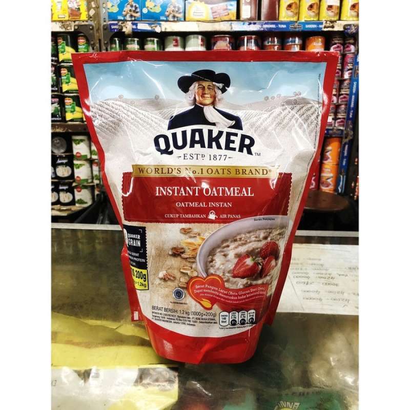 Jual Quaker Oat Instant Oatmeal Ukuran Kemasan 1 2 Kg Murah Mei 2021 