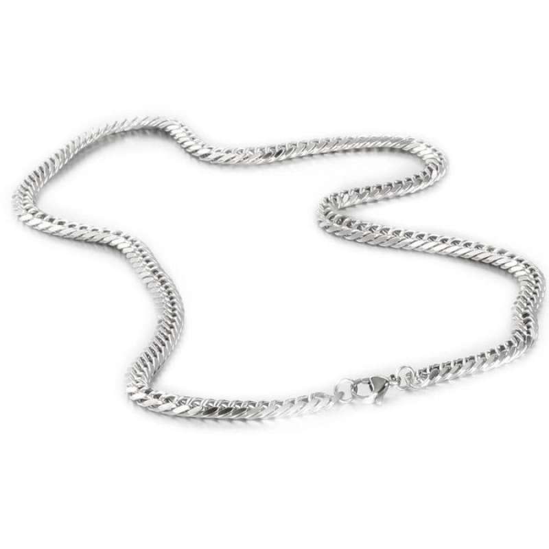 Promo Kalung Titanium Rantai Silver 