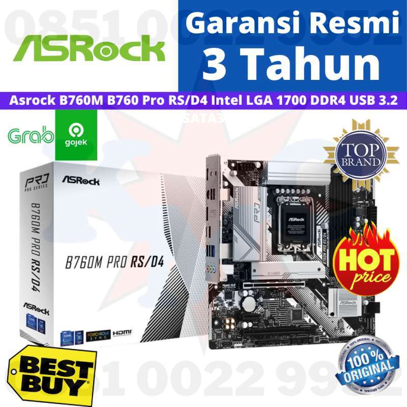Motherboard ASROCK B760M PRO RS/D4 Mainboard Mobo B760 LGA 1700
