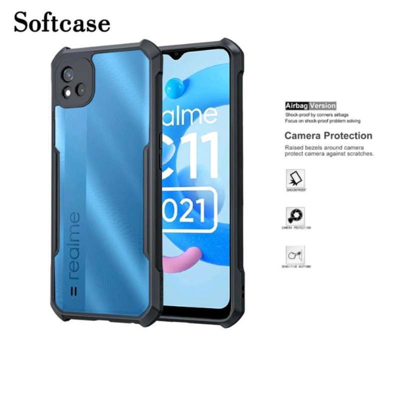 Jual Promo Paket 3in1 Case Transparan Realme C20 C11 2021 Free