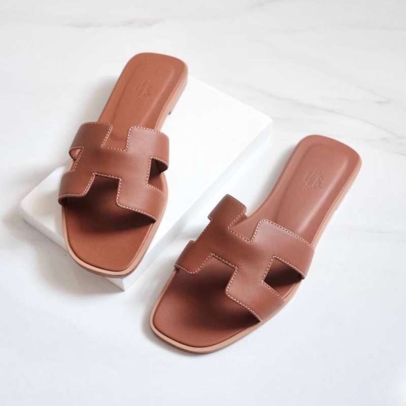 Hermes Sandal Women Oran All Gold