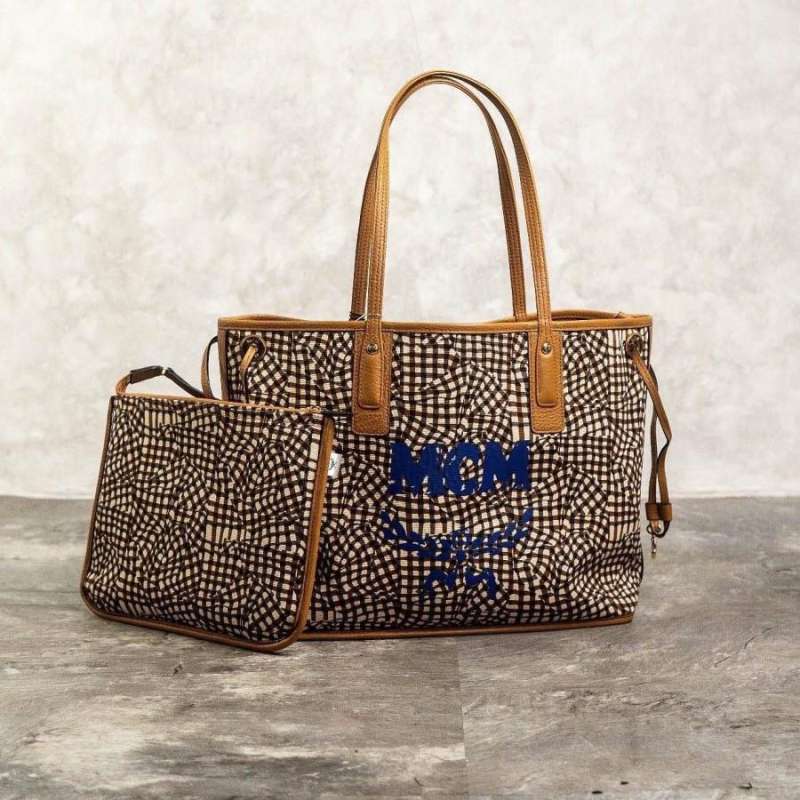 Mcm Reversible Liz Mcm Tasche Shopper Medium MCM Medium Cognac