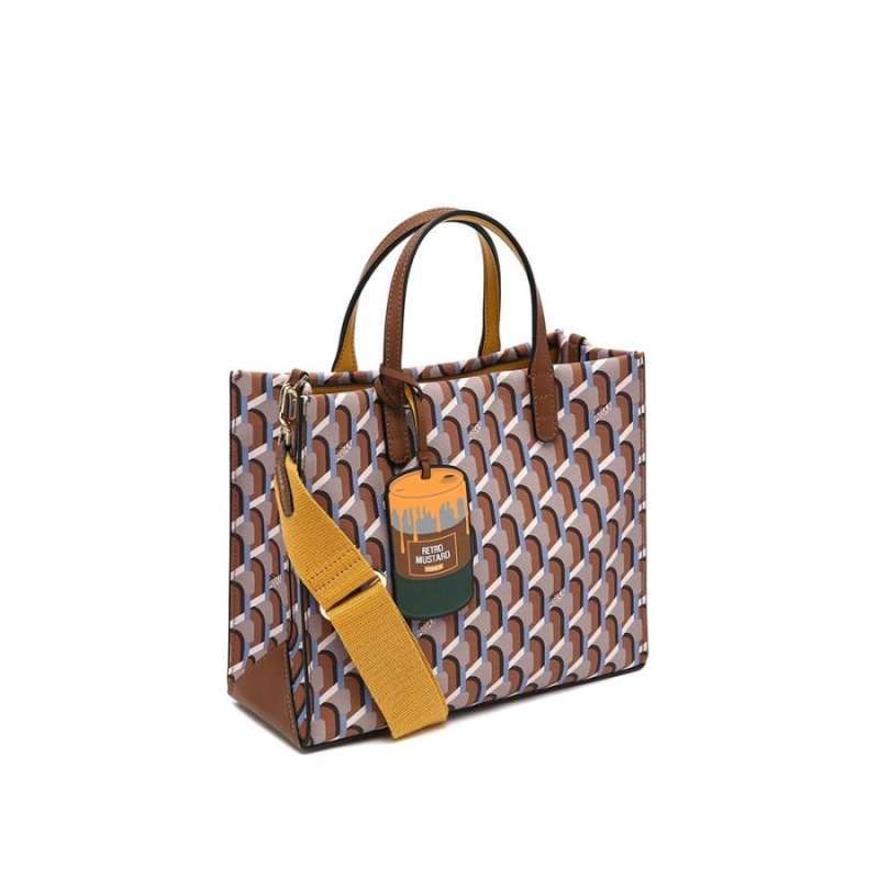 韓国大人気[rosa.K] CABAS MONOGRAM DAY TOTE MULTI_SM rosa.K Cabas Monogram UNTITLE DAY TOTE - MULTI_S