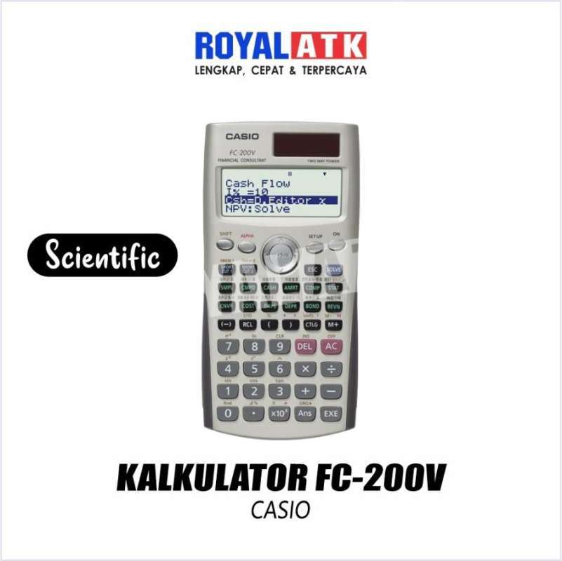 Jual Kalkulator Casio FC 200V Scientific Calculator FC 200 V