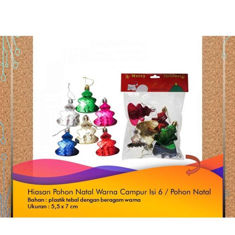Jual Hiasan Pohon Natal Warna Campur Isi 6 Tipe A Hiasan Natal Online Januari 2021 Blibli 3d ilusi foto dengan bingkai kotak cahaya lampu meja beech bingkai kayu untuk dekorasi kamar tidur hadiah natal.