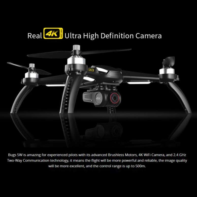 Jual Mjx Bugs 5w B5w Brushless Drone 4k Camera Gps 5g Online April 2021 Blibli