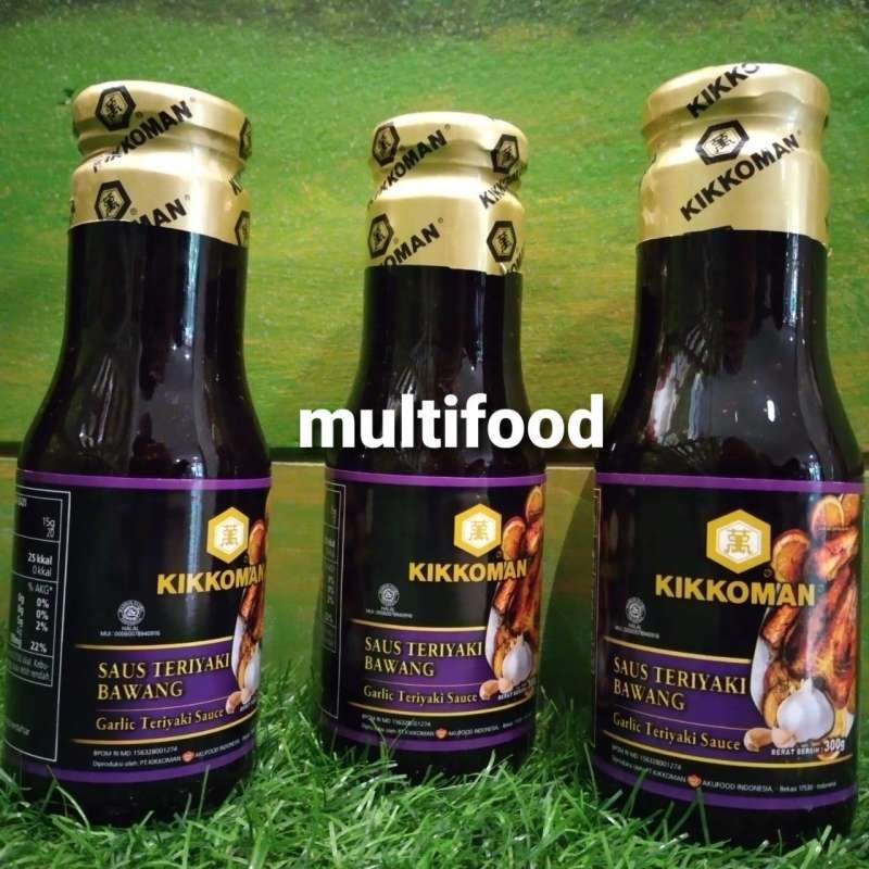 Jual Kikkoman garlic teriyaki / kikkoman saus teriyaki halal ...