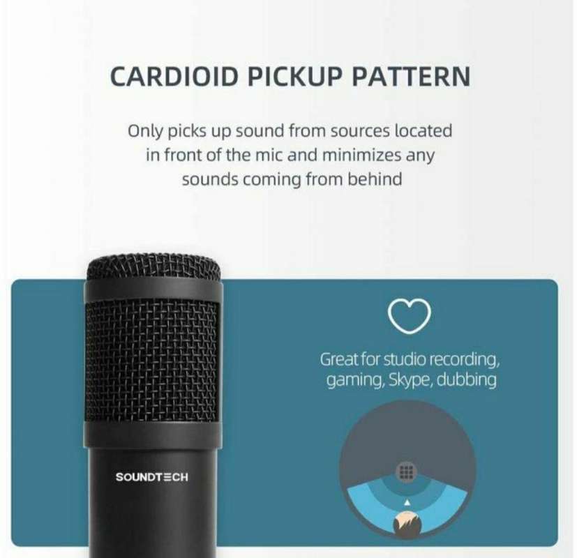 Jual Oem St 800 Soundtech Microphone Kit Usb Plug Play Online Februari 2021 Blibli