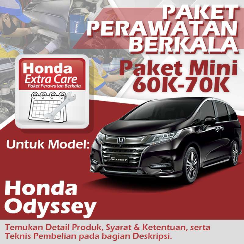 Jual Paket Mini 60k-70k Honda Odyssey (perawatan Berkala