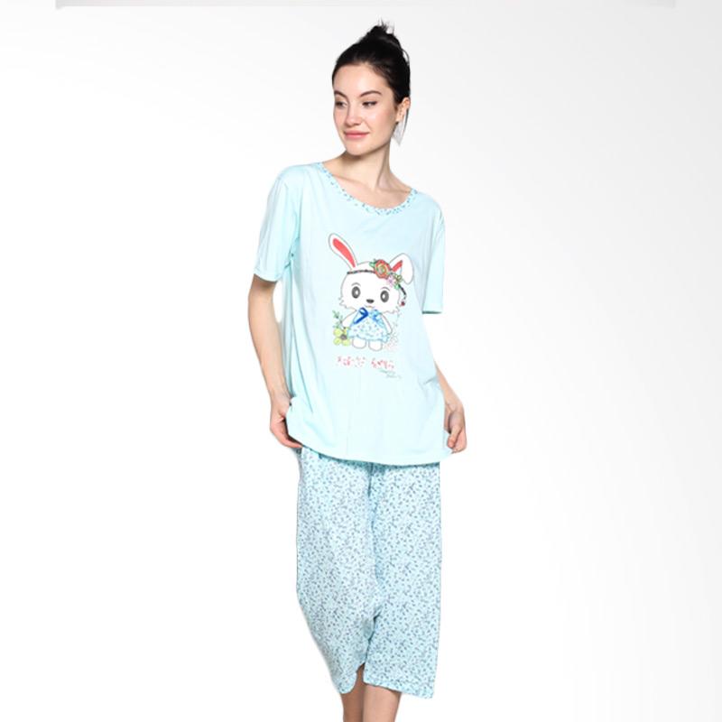 Felancy 078-PA2012 Casual Wear Sleepwear Baju Tidur - Blue