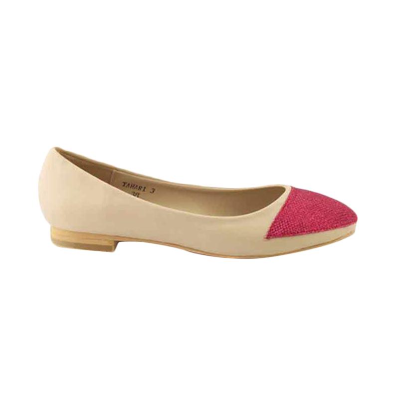 GatsuOne Tahari 3 Flat Shoes Wanita - Soft Pink