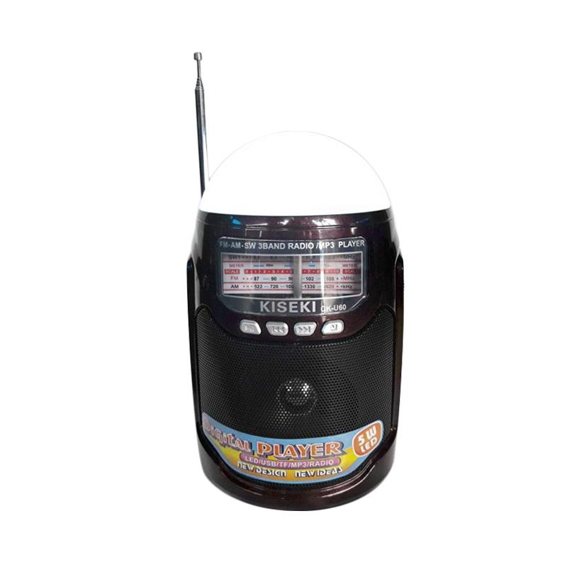 harga Kiseki CK-U60 3 Band Radio with Emergency - Hitam [FM-AM