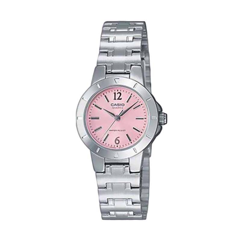 CASIO Standard LTP-1177A-4A1 Jam Tangan Wanita - Silver Pink