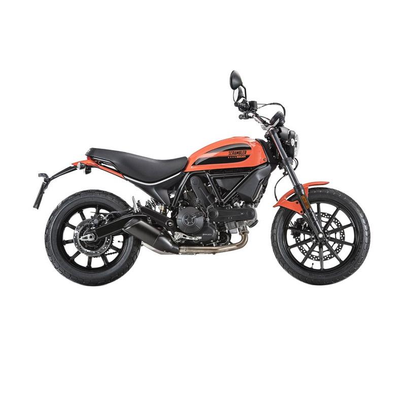Ducati store scrambler orange