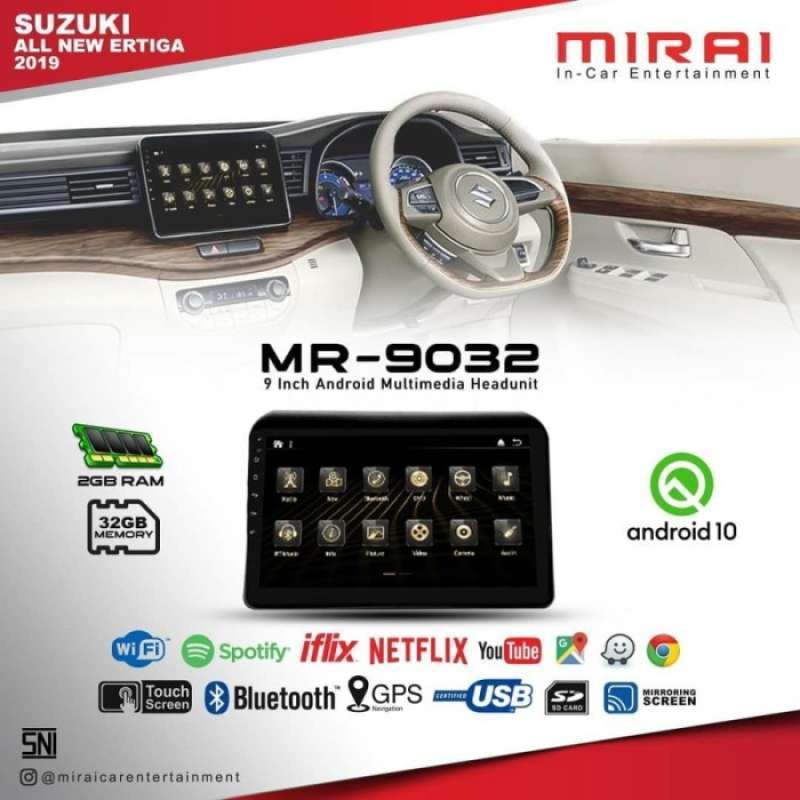 Head Unit Android Mirai MR9032CP OEM 