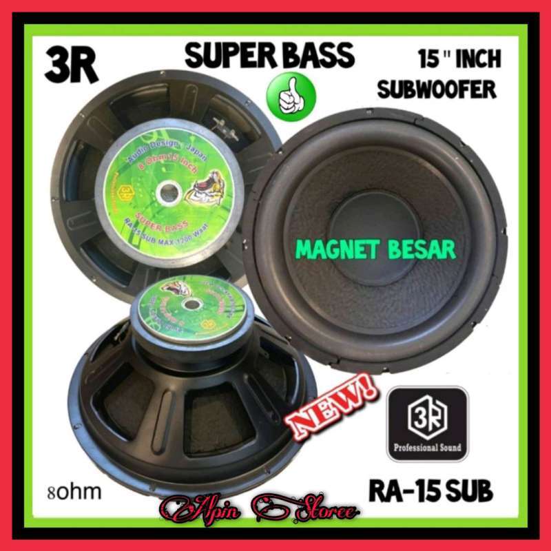 Promo Subwoofer 3R 15 Inch RA-15 SUB 